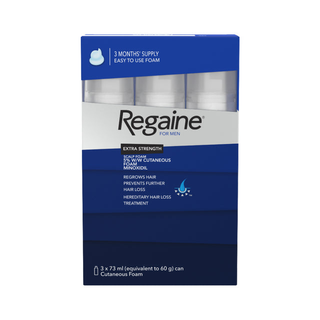 Regaine extra strength foam for men